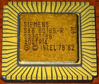 Siemens SAB 80186-R CPU S2391088 Austria Intel 1978-1982